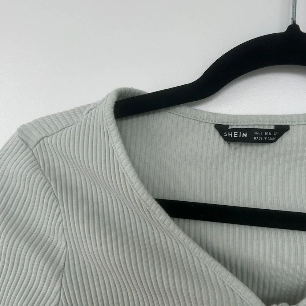 Ribbed Tie Top - Picture 2 of 5